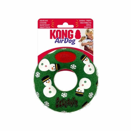 KONG Holiday AirDog(R) Squeaker Donut Md