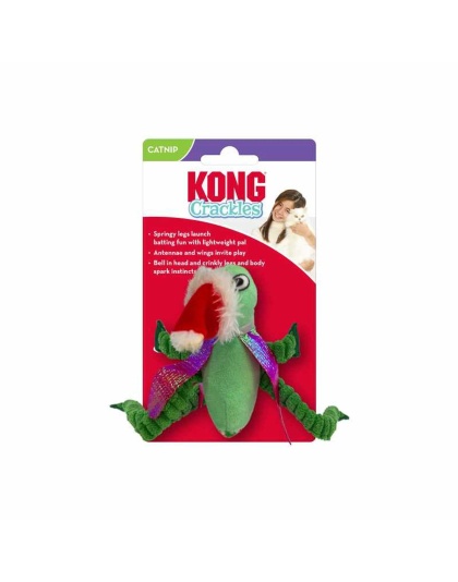 KONG Holiday Crackles Grasshopper