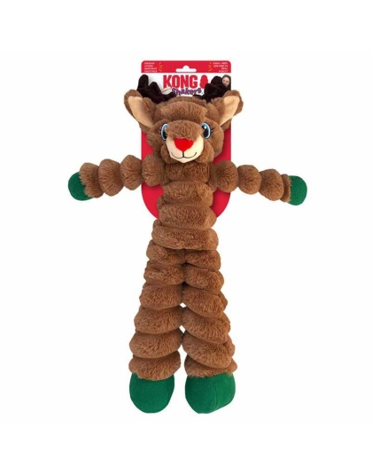 KONG Holiday Shakers(TM) Crumples Reindeer XL