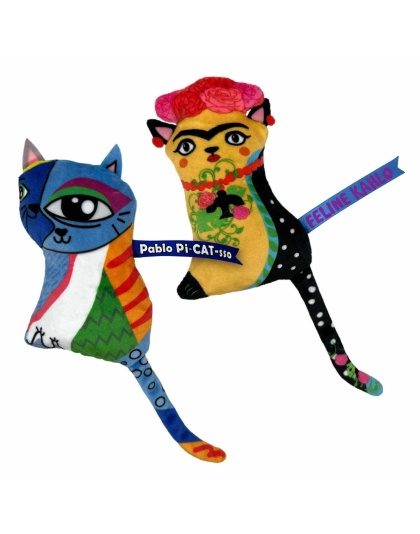 KONG(R) Artz Kahlo / Picasso Cat Toy 2pk