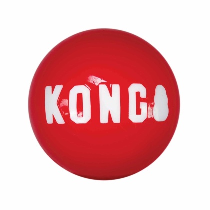 KONG(R) Signature Balls Dog Fetch Toy - Large 2pk