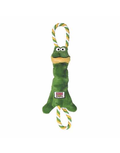 KONG(R) Tugger Knots Frog Dog Rope Toy Medium/Large