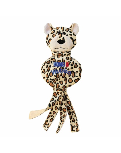 KONG(R) Wubba No Stuff Cheetah Dog Tug Toy Large