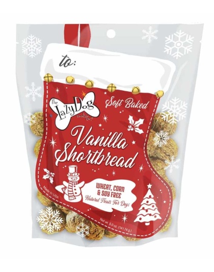 Lazy Dog Vanilla Shortbread Stocking