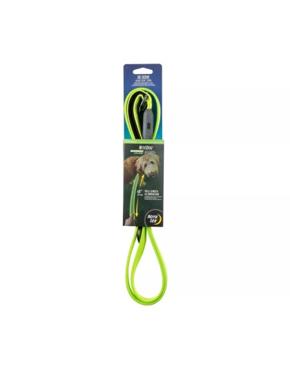 Lime Green LED - Nite Ize NiteDog Rechargeable LED Leash