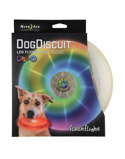 Nite Ize Flashflight Dog Discuit LED Flying Disc - Disc-O