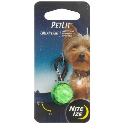 Lime Jewel - Nite Ize PetLit Collar Light