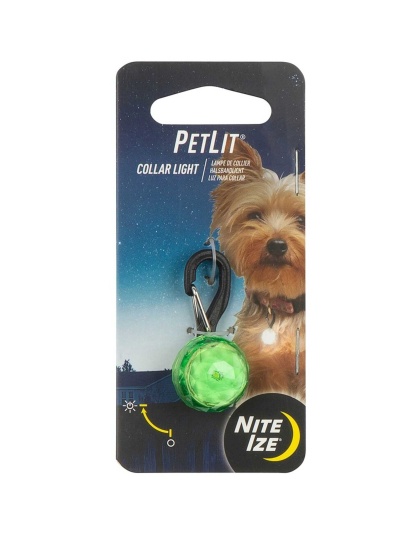 Lime Jewel - Nite Ize PetLit Collar Light