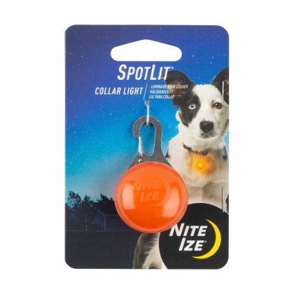 Orange Plastic - Nite Ize SpotLit Collar Light