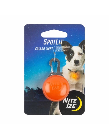 Orange Plastic - Nite Ize SpotLit Collar Light