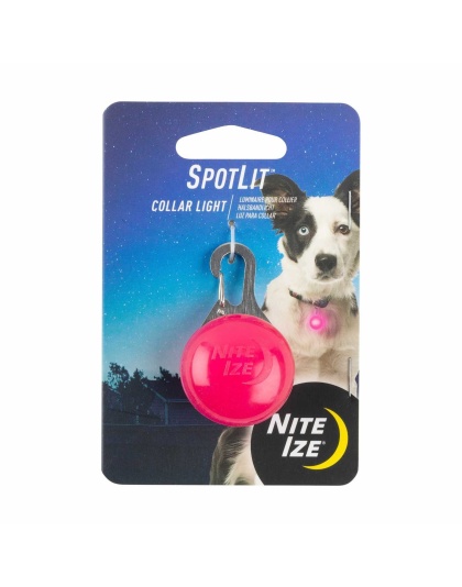 Pink - Nite Ize SpotLit Collar Light