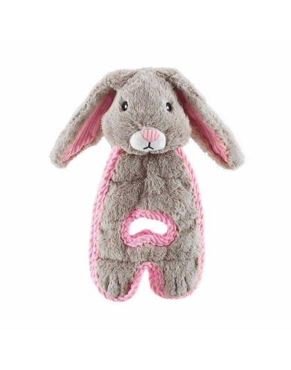 Outward Hound Cuddle Tugs Bunny Plush Dog Toy