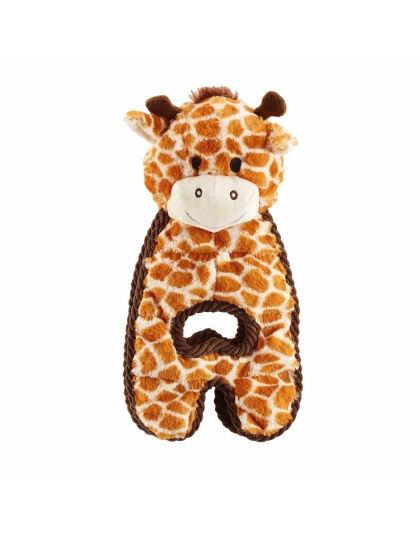 Outward Hound Cuddle Tugs Giraffe Plush Dog Toy