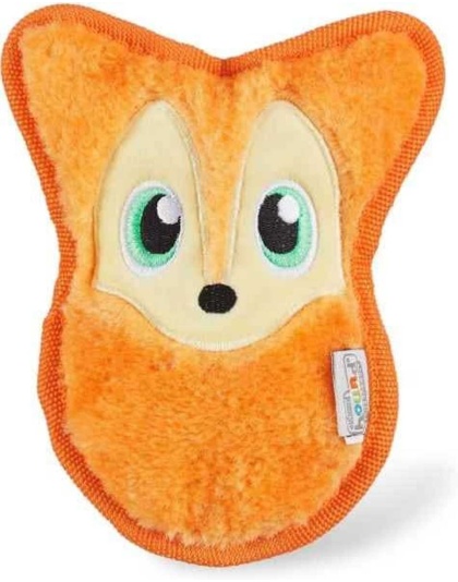 Outward Hound Durablez Fox Plush Dog Toy Orange XS