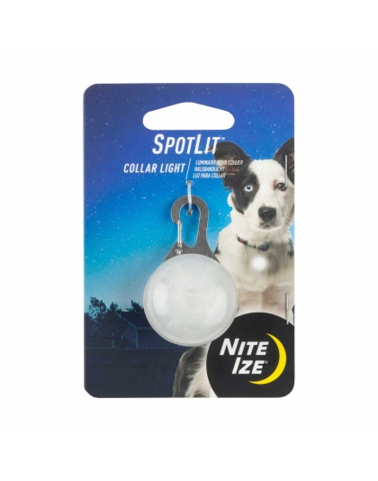 White - Nite Ize SpotLit Collar Light