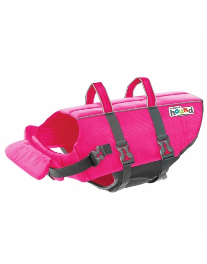 Pink - Outward Hound Granby Splash Dog Life Jacket - Large