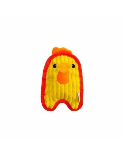 Outward Hound Invincibles Chicky Durable Plush Dog Toy Yellow XS