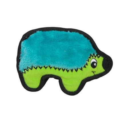 Outward Hound Invincibles Hedgehog Durable Plush Dog Toy Turquoise XS