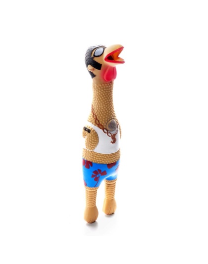 Outward Hound Squawkers Latex Rubber Earl Chicken Large