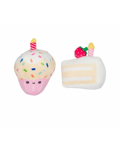 Pearhead Birthday Cake Cat Toy Set 2pc