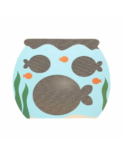 Pearhead Fish Tank Cat Scratch Pad