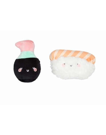 Pearhead Soy Sauce and Sushi Cat Toy Set 2pc