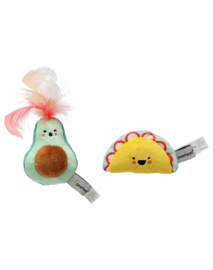 Pearhead Taco Time Cat Toy Set 2pc