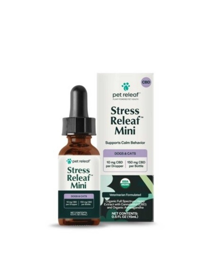 Pet Releaf 150 Mini Stress Releaf CBD Oil Organic