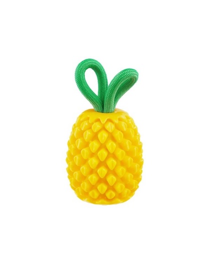 Planet Dog Dental Pineapple Dog Chew Toy Yellow