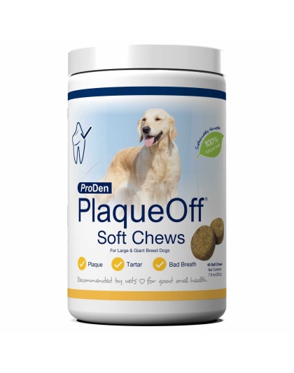 PlaqueOff Soft Chews Large Breed  - 45ct