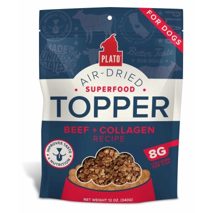 Plato Food Topper Beef & Collagen Recipe  - 12oz