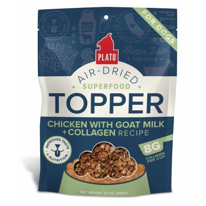 Plato Food Topper Chicken with Goat Milk & Collagen Recipe  - 12oz