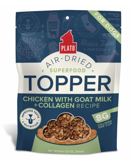 Plato Food Topper Chicken with Goat Milk & Collagen Recipe  - 12oz