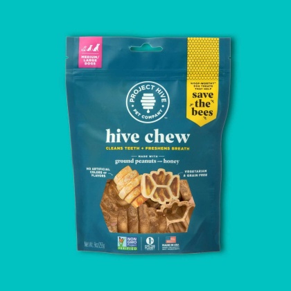 Project Hive Chew Treats Peanut Butter - Large 9oz