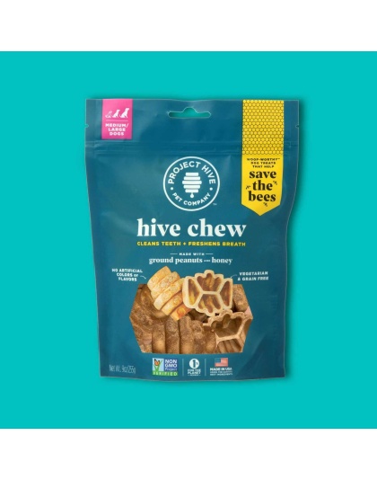 Project Hive Chew Treats Peanut Butter - Large 9oz