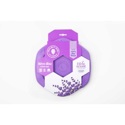 Purple - Project Hive Calming Lavender Scent Hive Disc & Lick Mat