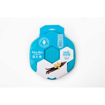 Project Hive Soothing Vanilla Scent Hive Disc & Lick Mat Blue