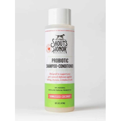 Skout's Honor Probiotic Shampoo + Conditioner Sunkissed Coconut 16oz