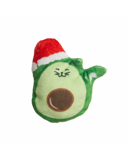 SnugArooz Avocato with Santa Hat (with Catnip) -4"