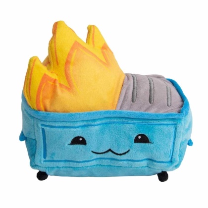 SnugArooz Baby Dumpster Fire Plush Dog Toy 3"