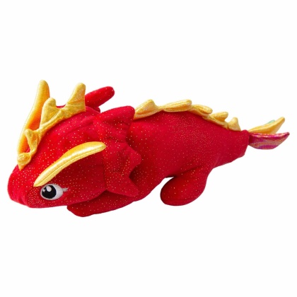 SnugArooz Fire the Dragon Plush Dog Toy 12"