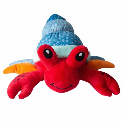 SnugArooz Hermie the Crab Plush Dog Toy 9"