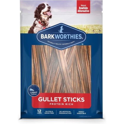 Barkworthies Beef Gullet - Sticks 6''