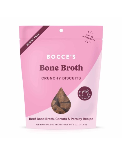 Bocce's Bakery Bone Broth Biscuit Dog Treats 5oz