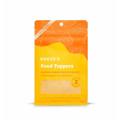 Bocce's Bakery Cheese & Sweet Potato Food Topper 8oz