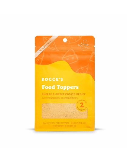 Bocce's Bakery Cheese & Sweet Potato Food Topper 8oz