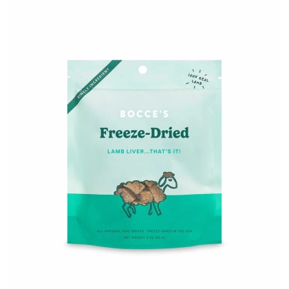 Bocce's Bakery Lamb Liver Freeze Dried Treats 3oz