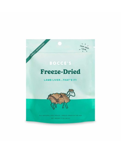 Bocce's Bakery Lamb Liver Freeze Dried Treats 3oz