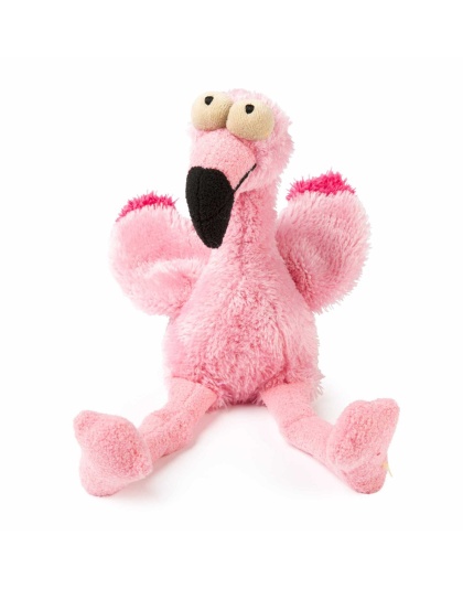 FuzzYard Dog Toy Neighborhood Nasties Flo the Flamingo Large