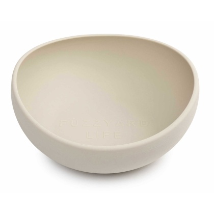 Sandstone - FuzzYard Life Silicone Bowl - L